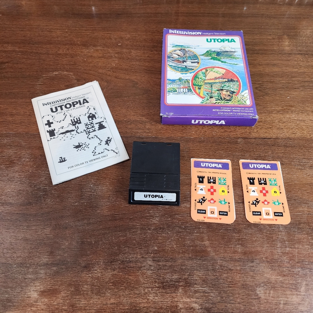 Intellivision Utopia Intelligent television CIB Game